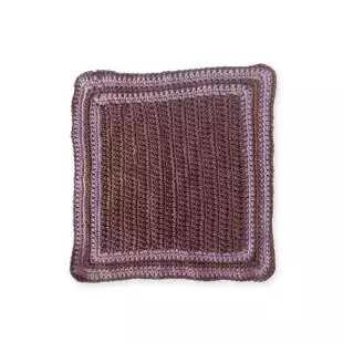 Holisteeq Bamboo viscose crochet wash cloth dark purple