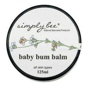 Simply Bee Sustainable Beekeepers All-Natural Baby Bum Balm Top