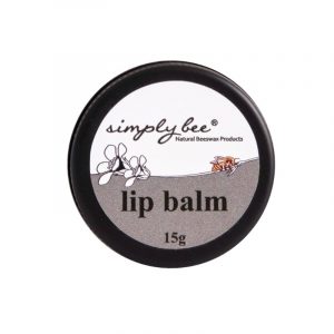 Simply Bee All-Natural Skin Care Lip Balm Tin 15g Top