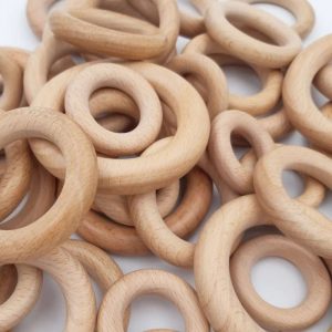 Mini Matters Beech Wood Teething Rings