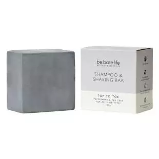Be.Bare Essentials Top to Toe pH balanced Shampoo and Shaving bar